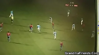 Granny loses bet added to gets double fucked